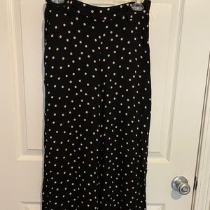 H&M high waisted polka dot pants